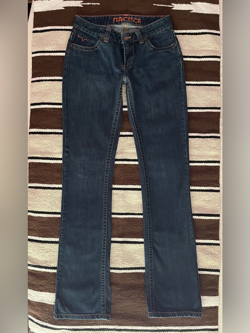Vtg Kimes Ranch Francesca 6/36 100% Cotton, dark wash